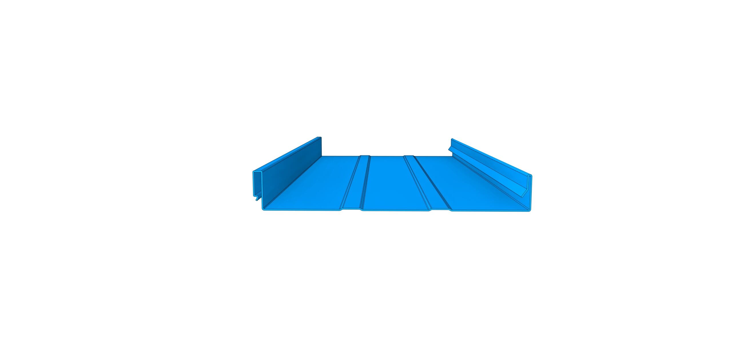 Flush Wall With Ribs